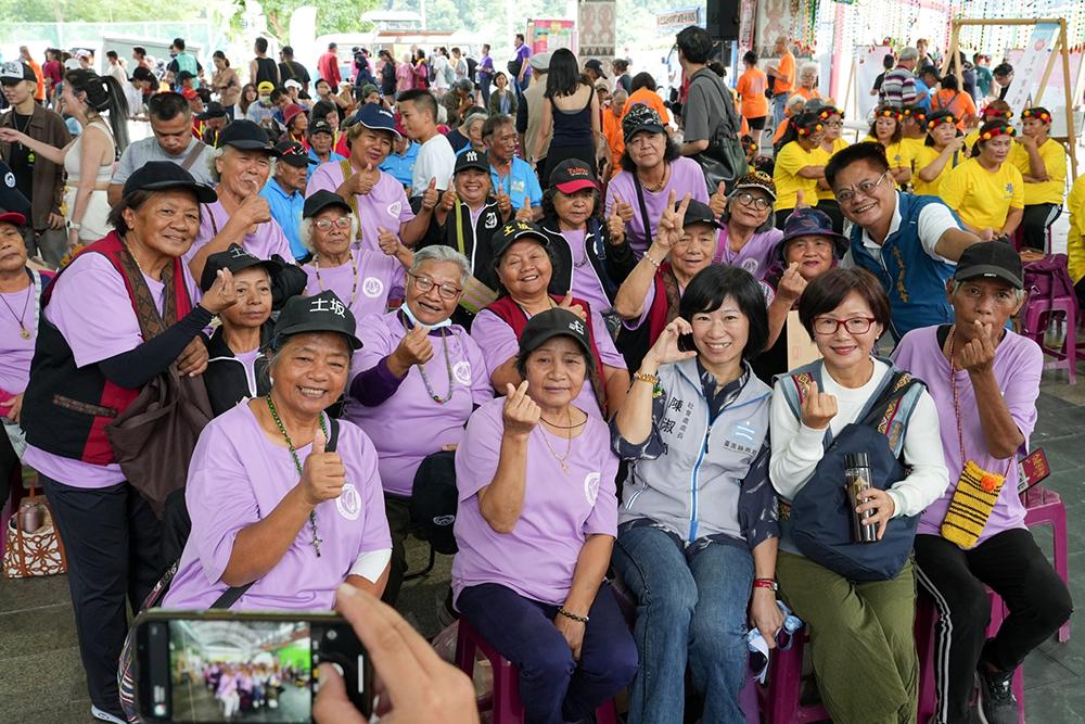 臺東縣社會處陳淑蘭處長、臺東縣政府原住民族行政處社會福利科楊幸錦科長、臺東縣議會議員章正輝/南迴基金會監察人